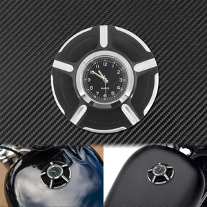 Bouchon de Réservoir avec Horloge Intégrée - Harley-Davidson Sportster, Dyna, Softail, Touring – photo 4/9