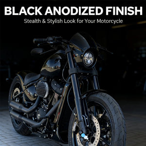 Caches d'Écrou d'Essieu Avant Décoratifs pour Harley Softail Low Rider S/ST – photo 5/7