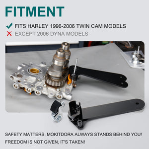 Kit Tendeurs de Chaîne Intérieur/Extérieur + Outil - Harley-Davidson Twin Cam 1999-2006 – photo 2/6