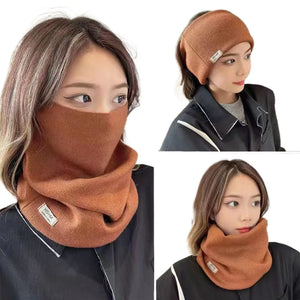 Cache-cou masque en polyester tricoté pour l'hiver - vue 5