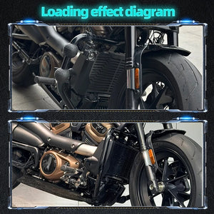Barre de protection moteur noire pour Harley Sportster S - vue 4