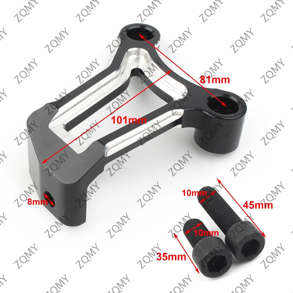 Support moteur avant noir/chromé - Harley FLT Touring (2009-2016) – photo 4/6