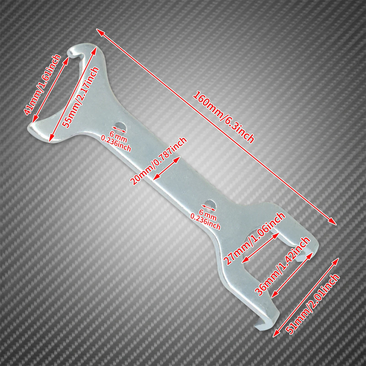 Clé de réglage d'amortisseur pour Harley Softail et Touring - vue 4