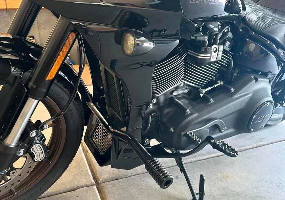 Spoiler de Carénage Noir pour Harley Softail Low Rider ST, Low Rider El Diablo 2025+ – photo 6/8