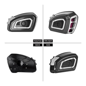 Filtre à air moto chromé pour Harley-Davidson - vue 3