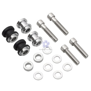 Kit de fixation en aluminium monté sur le sissy bar d'une Harley-Davidson Softail - vue 7