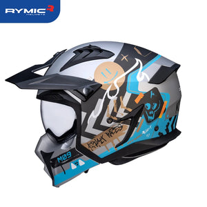 Casque moto modulable style Street Fighter - vue - vue 6