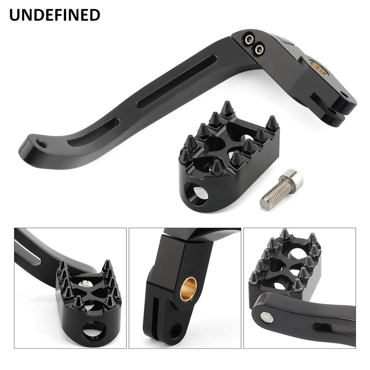 Kit levier de frein à commandes centrales avec repose-pied pour Harley-Davidson Dyna : Street Bob, Fat Bob, Wide Glide & Super Glide (1991-2017) – photo 5/14