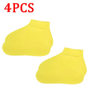 Couvre-chaussures en silicone réutilisables, imperméables et antidérapants - vue 12