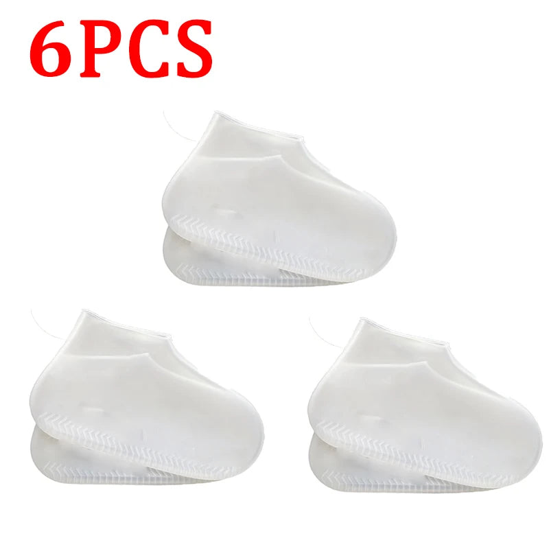 Couvre-chaussures en silicone réutilisables, imperméables et antidérapants - vue 10