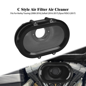 Filtre à Air avec Anneaux Décoratifs Interchangeables - Harley-Davidson Sportster, Dyna, Touring, Softail, Trike – photo 23/26