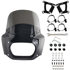 Carénage Road Warrior noir pour moto Harley Fat Bob - vue 10