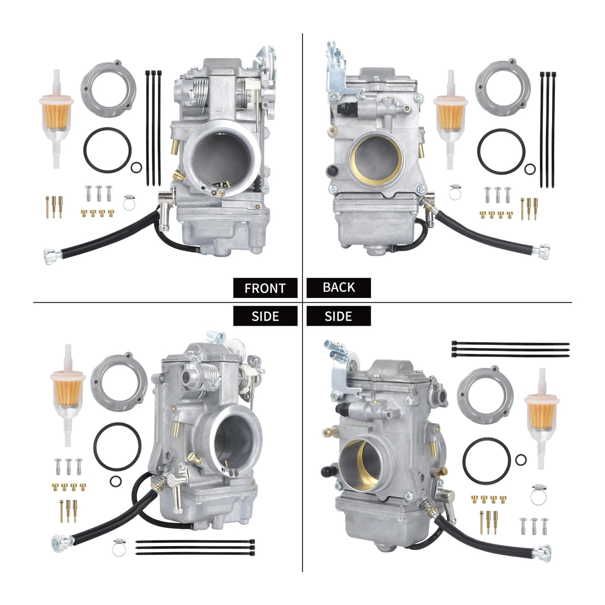 Carburateur en aluminium pour moteur Harley-Davidson Twin Cam - vue 4