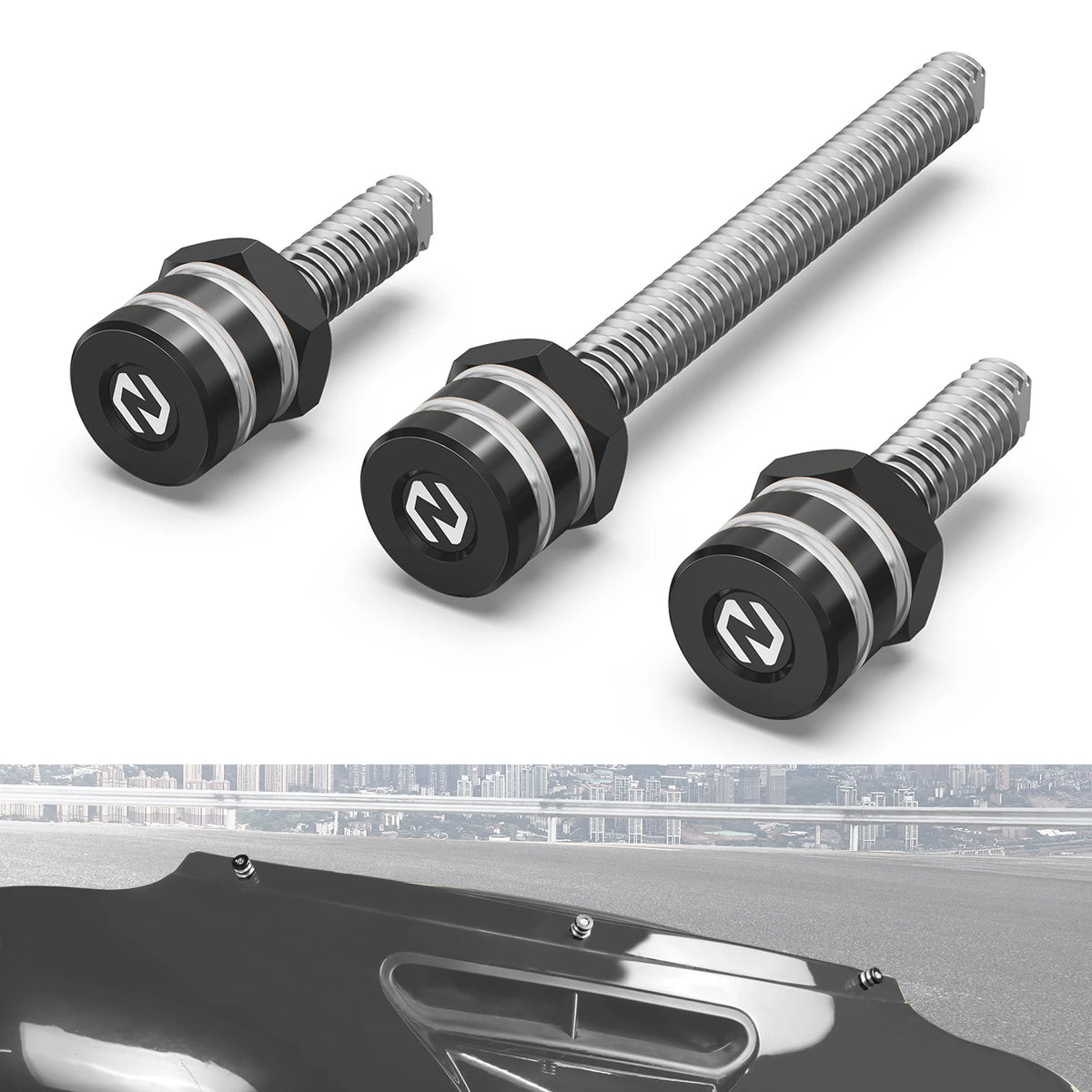 Vis décoratives CNC de fixation de pare-brise pour Harley-Davidson Street Glide - vue 7