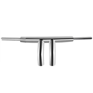 Guidon T-bar 2 pouces chromé pour Harley Softail, Dyna, Touring et Sportster - vue 6