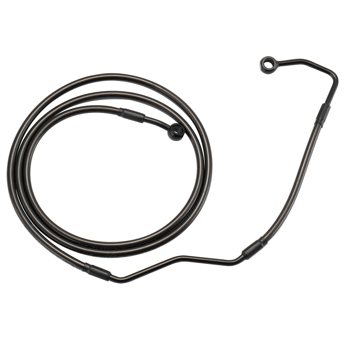 Durite de Frein Avant Supérieure Tressée Inox - Harley-Davidson Touring ABS 2008-2013 – photo 1/12