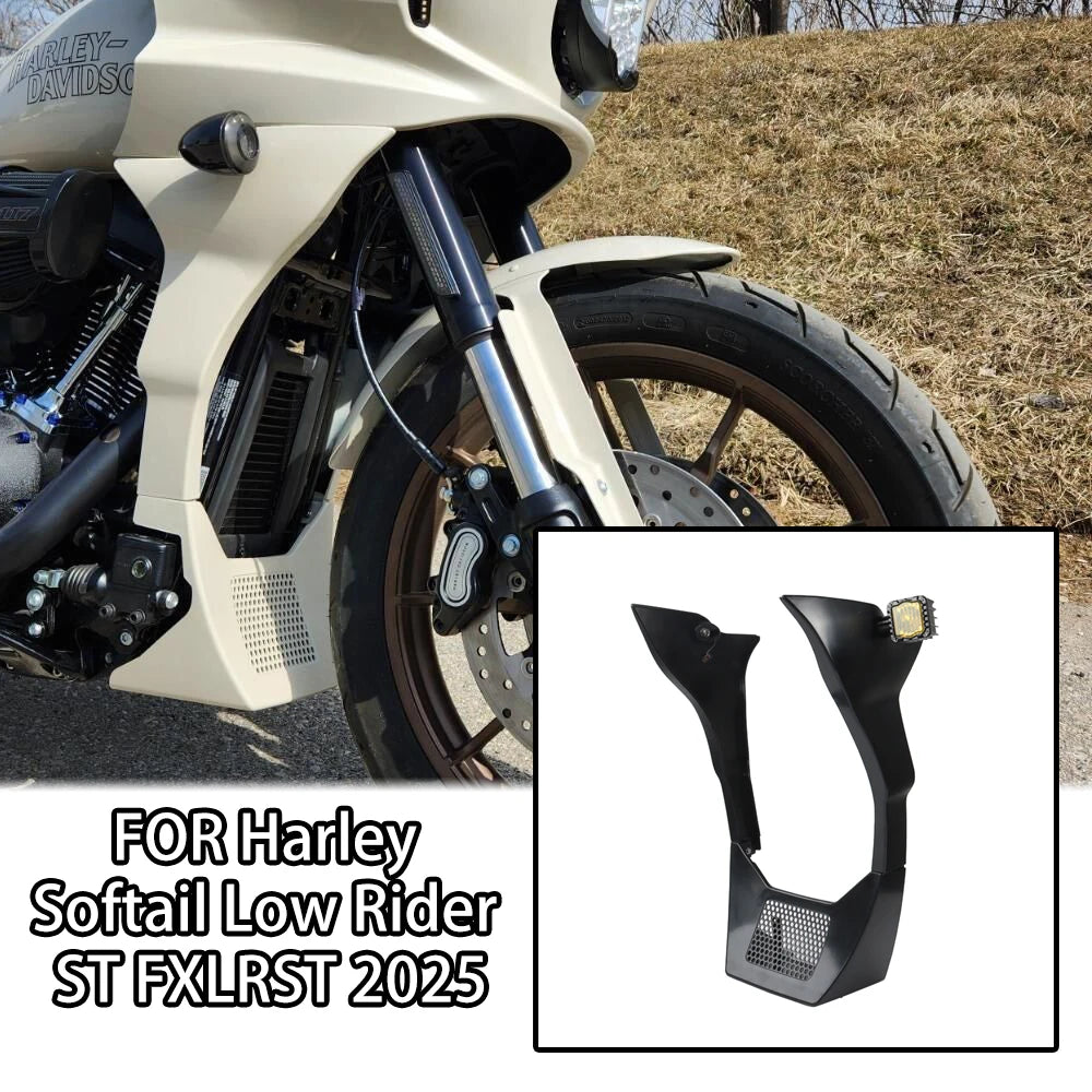 Spoiler de Carénage Noir pour Harley Softail Low Rider ST, Low Rider El Diablo 2025+ – photo 1/8