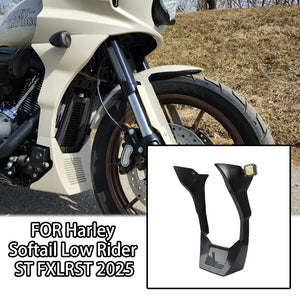 Spoiler de Carénage Noir pour Harley Softail Low Rider ST, Low Rider El Diablo 2025+ – photo 1/8
