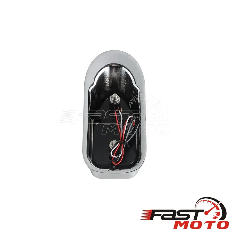 Feu arrière LED métallique style tombstone pour moto Harley-Davidson Softail - vue 5