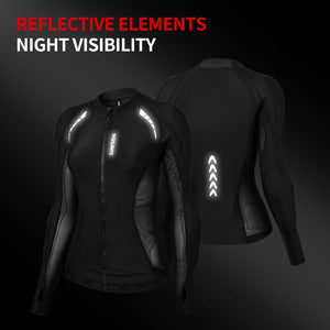 Blouson moto femme WOSAWE léger mesh noir - vue 4