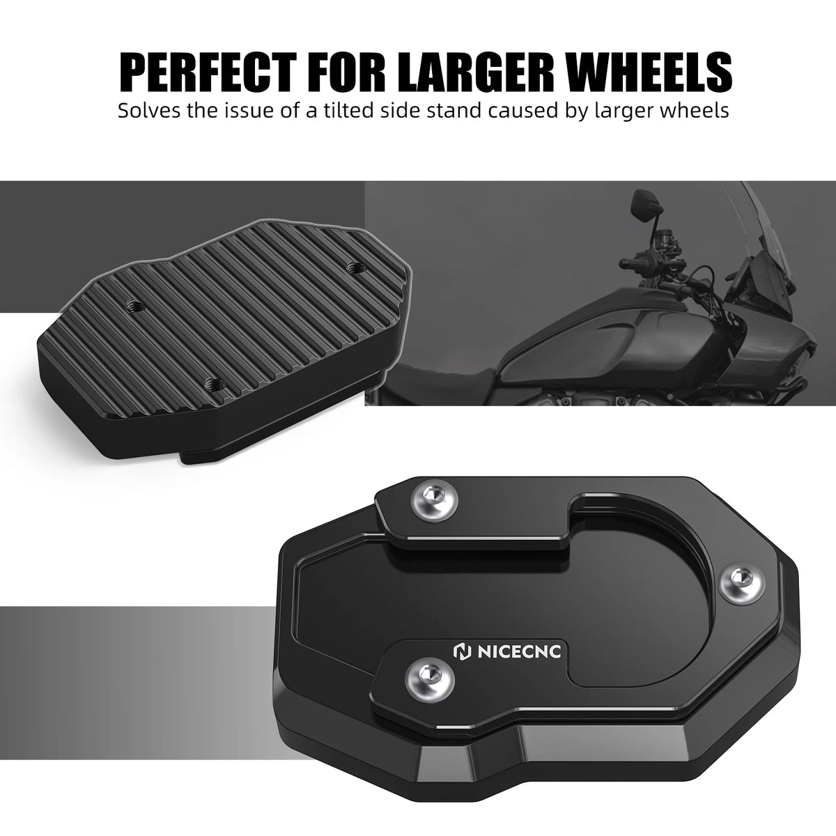 Extension de Béquille Latérale CNC pour Harley Sportster S RH1250S 2021-2024 – photo 5/7