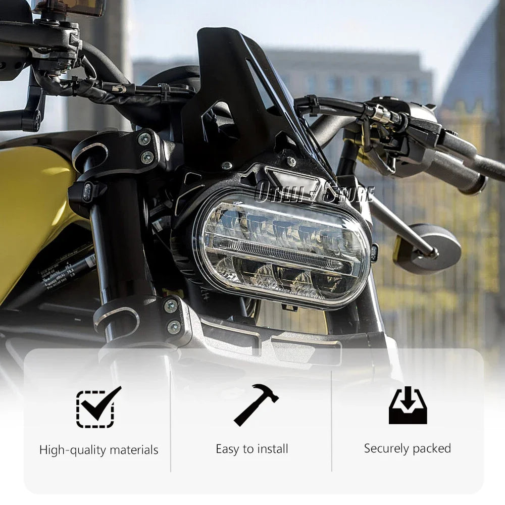 Pare-brise moto noir pour Harley-Davidson Sportster S - vue 5
