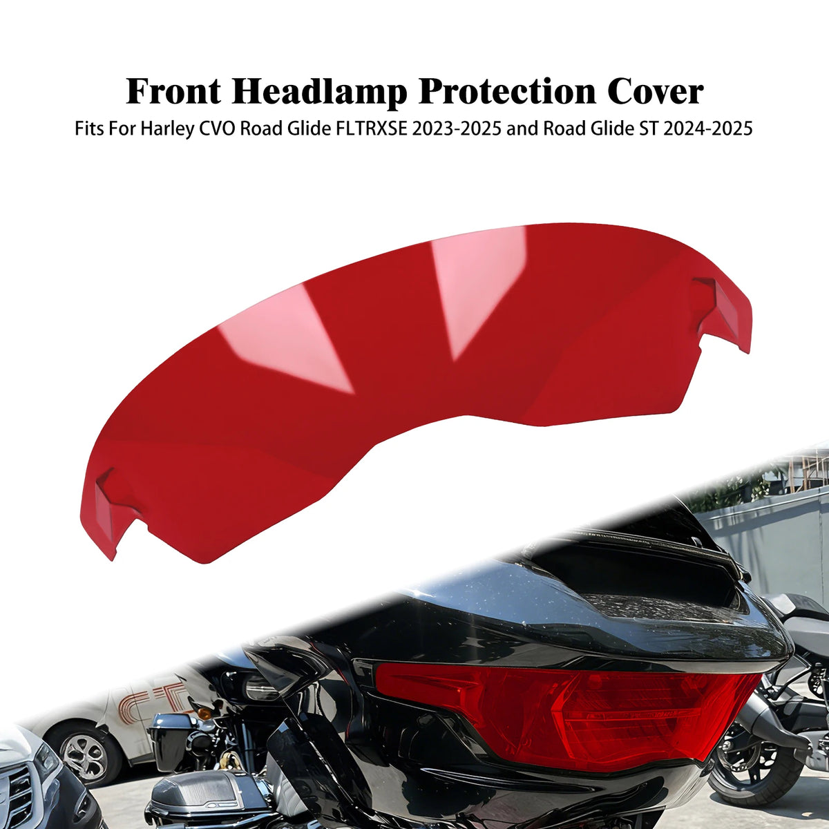 Protection de phare fumée pour Harley-Davidson CVO Road Glide - vue 10
