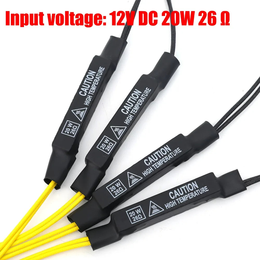 Résistance de charge 20 W 26 ohms pour clignotants LED Harley - vue 3