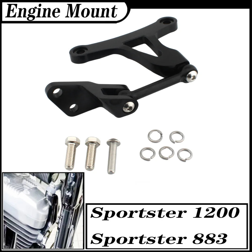 Lot de 3 supports moteur en aluminium - Harley-Davidson Sportster 883/1200 – photo 3/14
