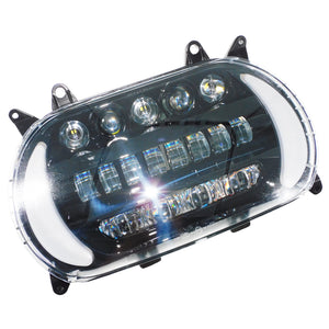 Phare LED avant complet sur Harley Road Glide - vue 3