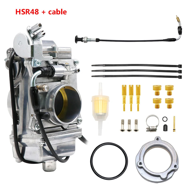 Carburateur HSR avec gicleurs pour Harley Evolution et Twin Cam - vue 10
