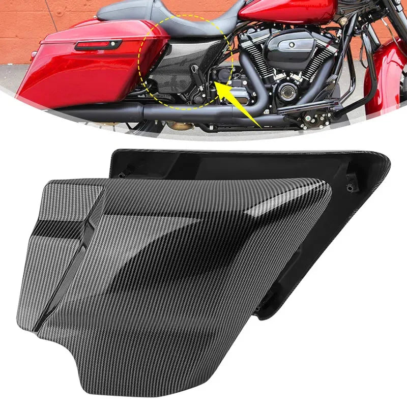 Caches latéraux de batterie pour Harley Touring - vue 1