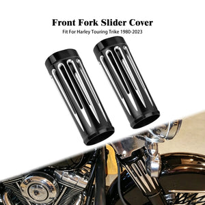 Soufflets de fourche chromés pour Harley-Davidson Touring - vue 7