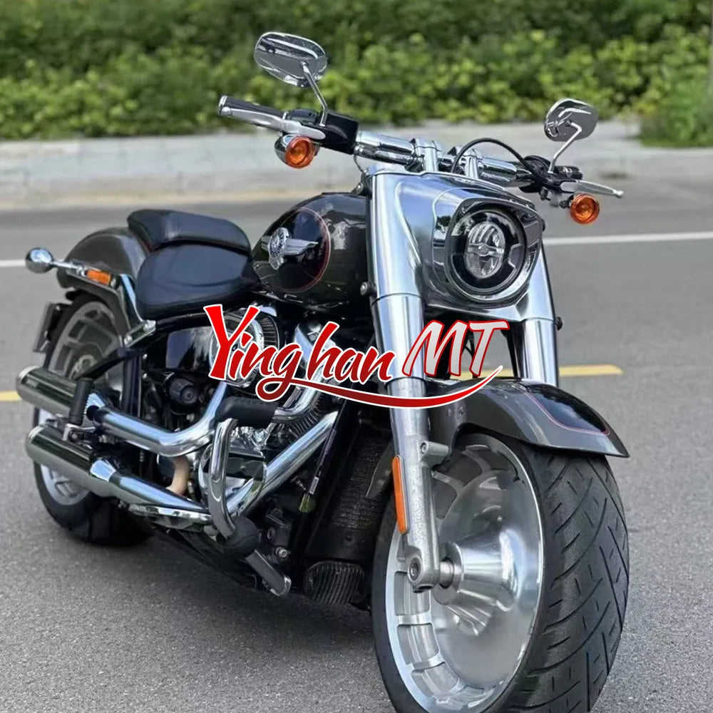 Guidon Drag Bar 2 pouces pour Harley Softail Fat Boy, Breakout, Dyna FXDF (1996-2024)