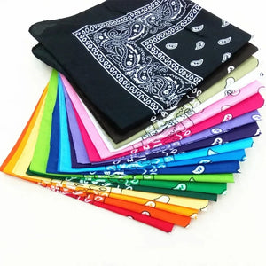 Bandana biker imprimé foulard tête et poignet - vue 1