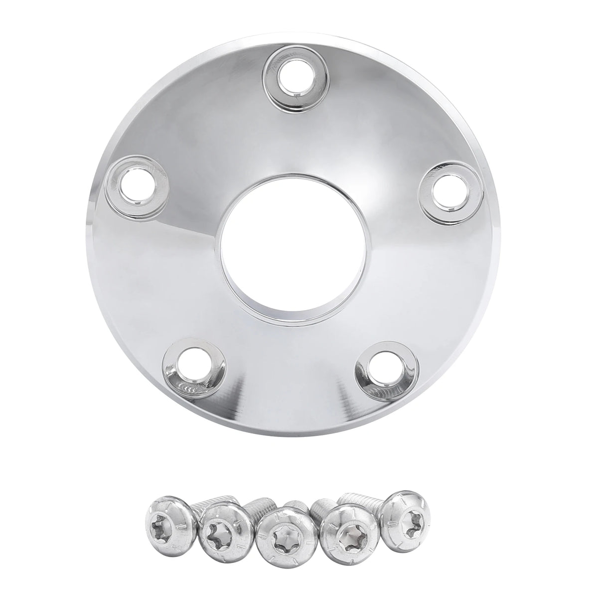 Cache de moyeu de roue avant pour Harley Touring - vue 6