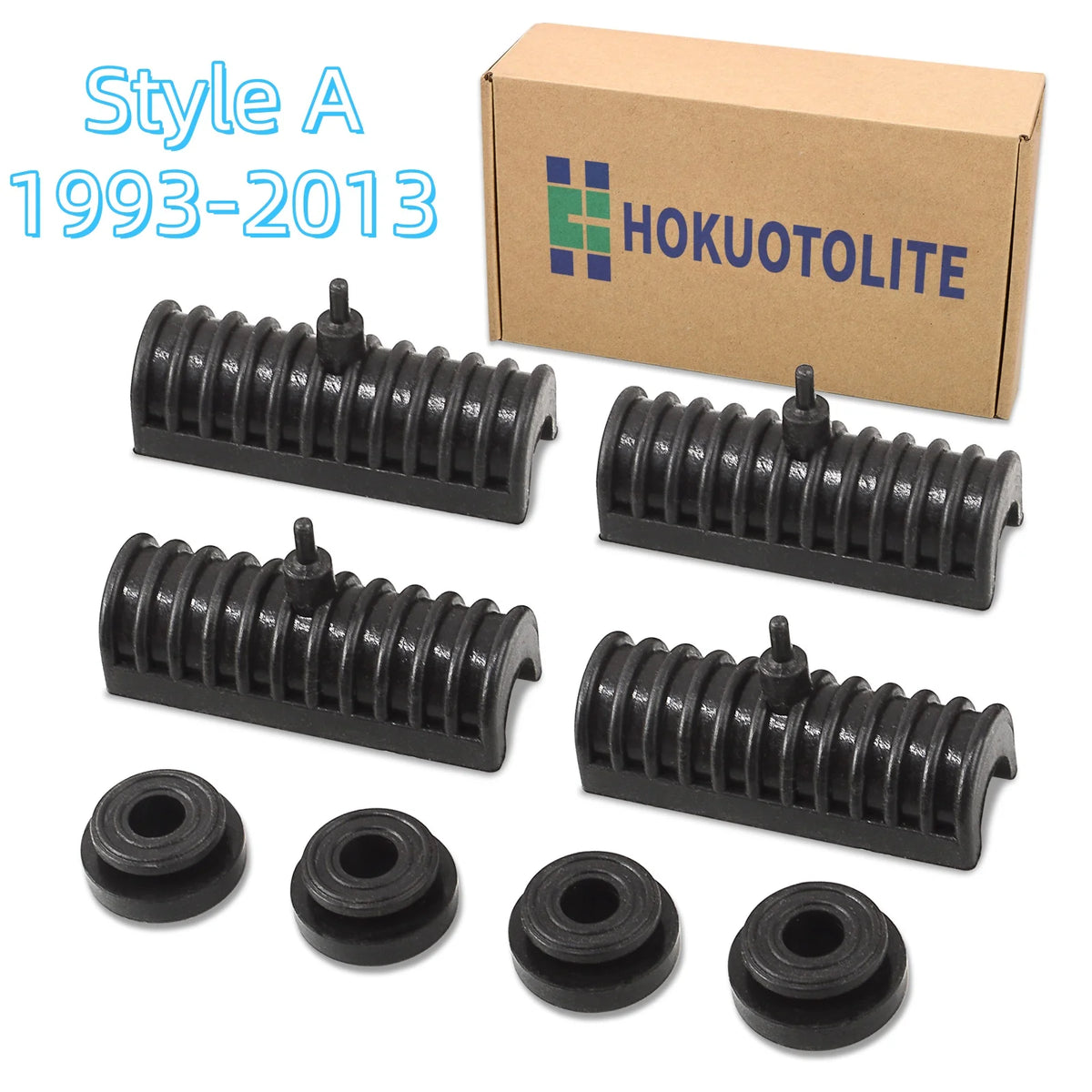 Silentblocs caoutchouc et coussinets de fixation pour sacoches rigides Harley Touring - vue 5