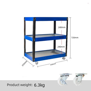 Chariot d'atelier mobile 3 niveaux pour outils de réparation – photo 7/10