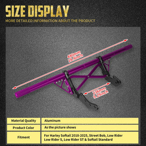 Barre de Protection Moteur Avant Colorée (Crash Bar) - Harley-Davidson Softail Street Bob & Low Rider 2018-2025 – photo 6/10