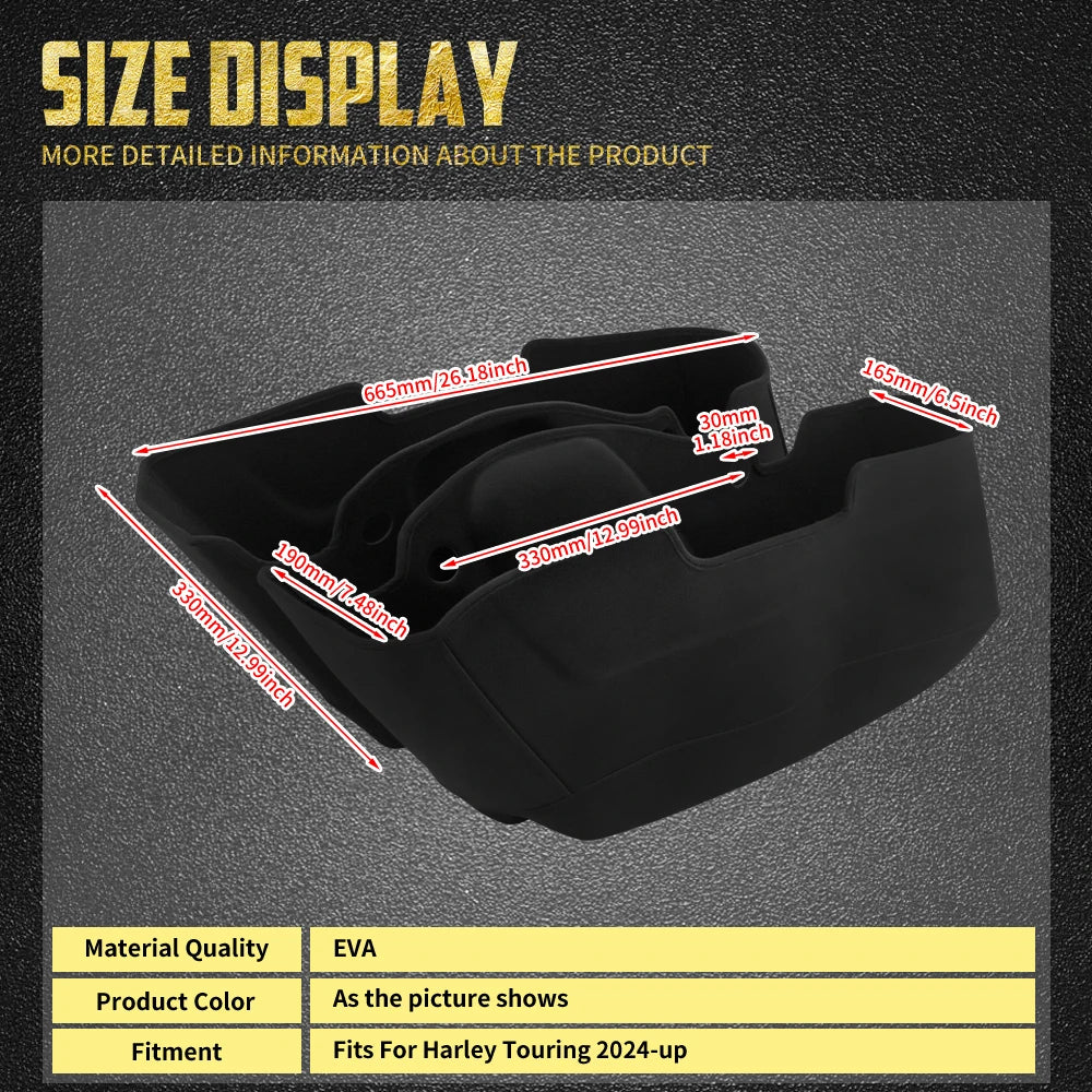 Doublures Intérieures Premium pour Sacoches Rigides - Harley-Davidson Touring FLHX/FLTRX 2024 et plus récent – photo 5/7