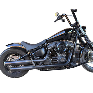 Garde-boue arrière moto en fer argenté pour Harley Softail - vue 6