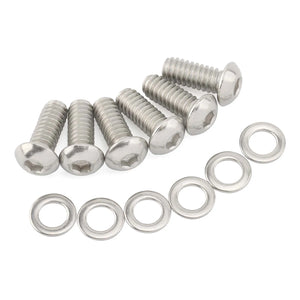 Visserie de derby cover inox pour Harley Touring et Softail - vue 3