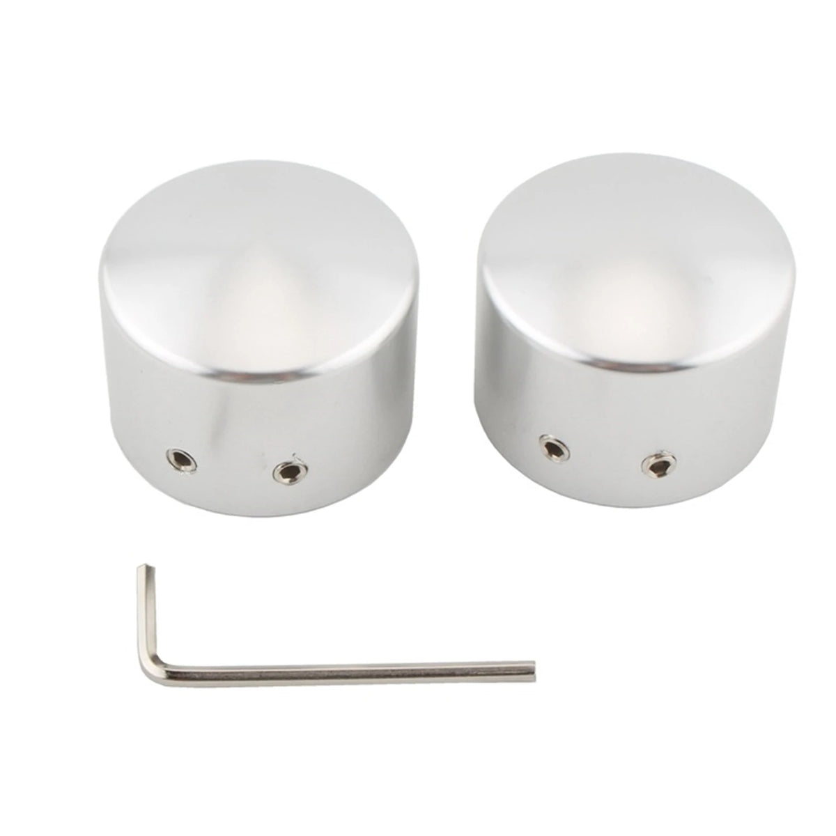 Caches d'écrou d'axe avant 43 mm pour Harley Sportster Dyna Softail - vue 7