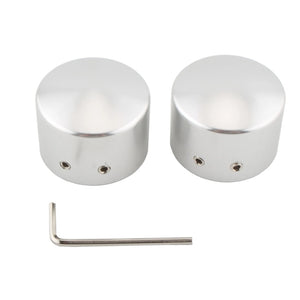 Caches d'écrou d'axe avant 43 mm pour Harley Sportster Dyna Softail - vue 7