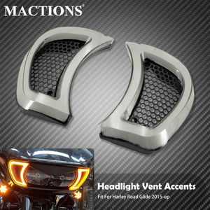 Feux LED d'accent de calandre de phare, clignotant intégré - Harley Touring Road Glide FLTRX 2015 et + – photo 7/7