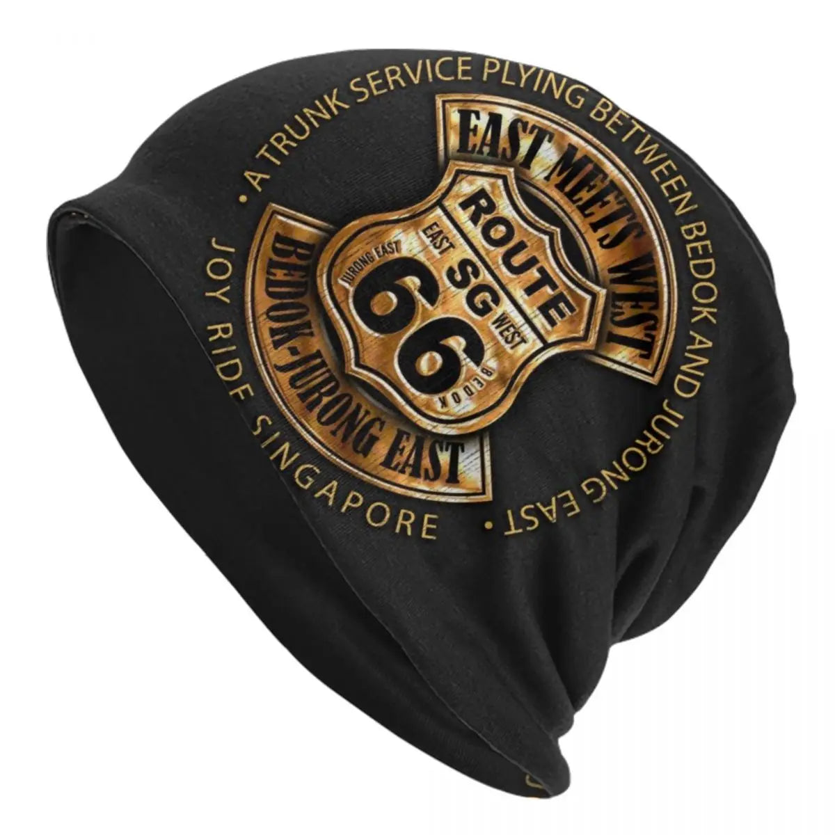 Bonnet tricoté biker Route 66 pour l'hiver - vue 24