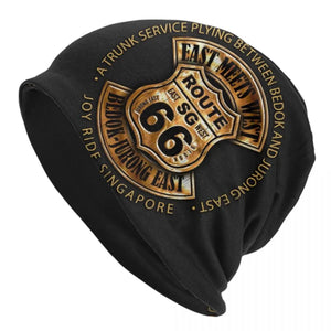 Bonnet tricoté biker Route 66 pour l'hiver - vue 24