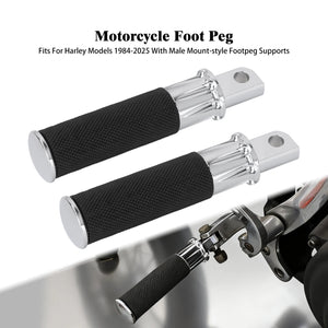 Repose-pieds passager chromé pour Harley-Davidson - vue 7