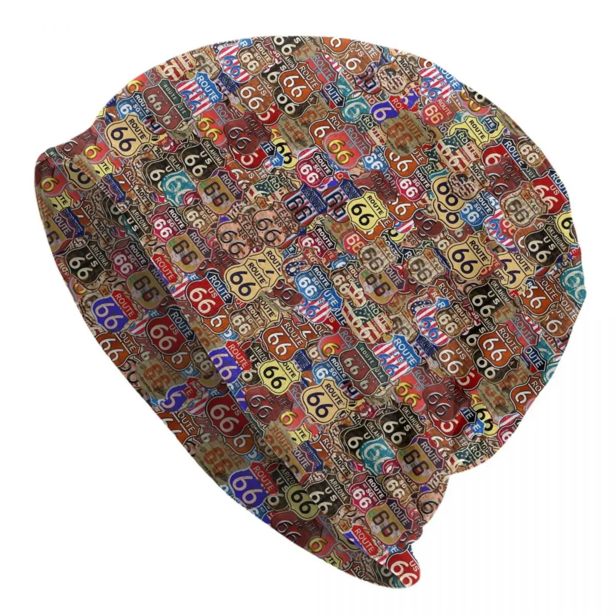 Bonnet tricoté biker Route 66 pour l'hiver - vue 18