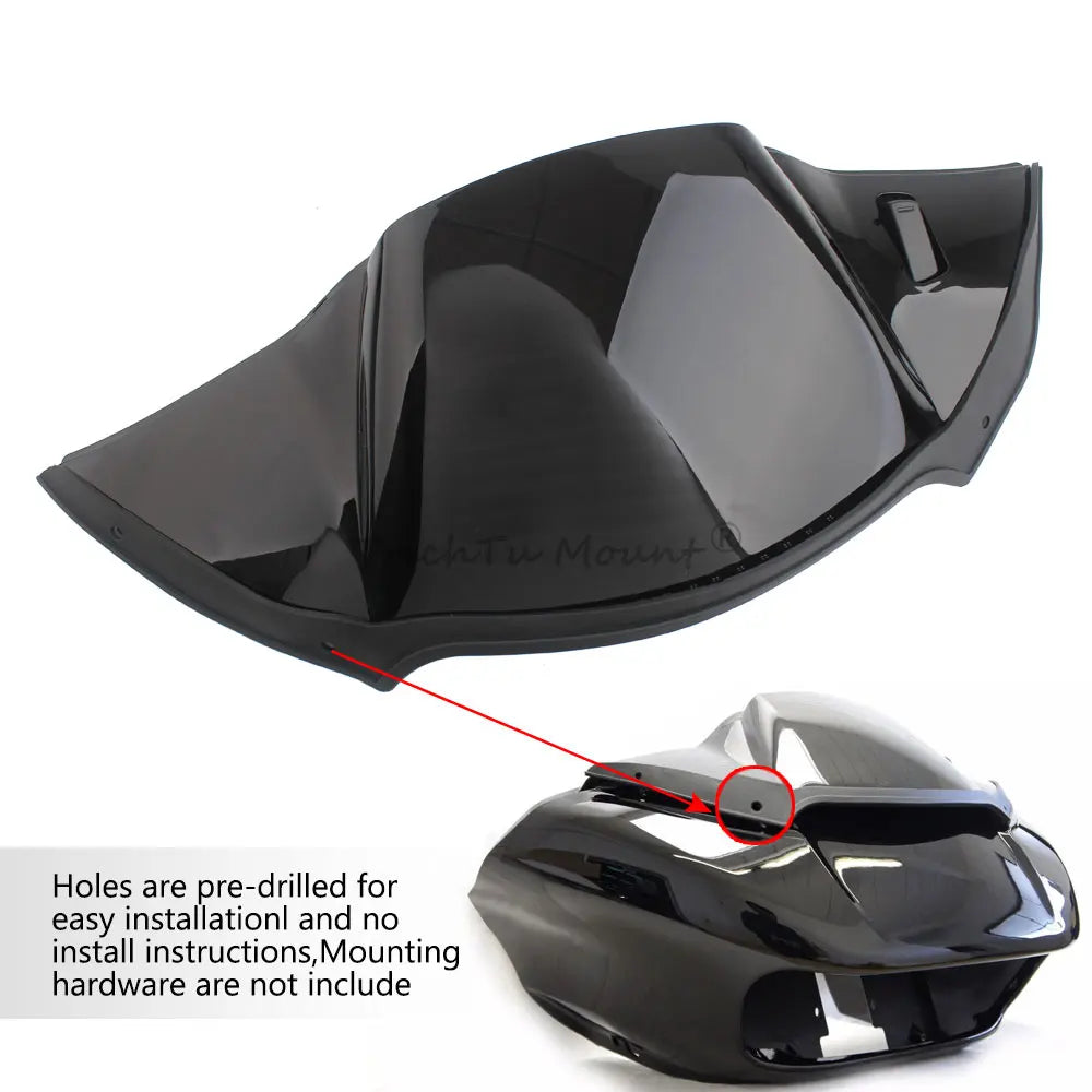 Cache de conduit d'air noir pour carénage de Harley-Davidson Road Glide - vue 5